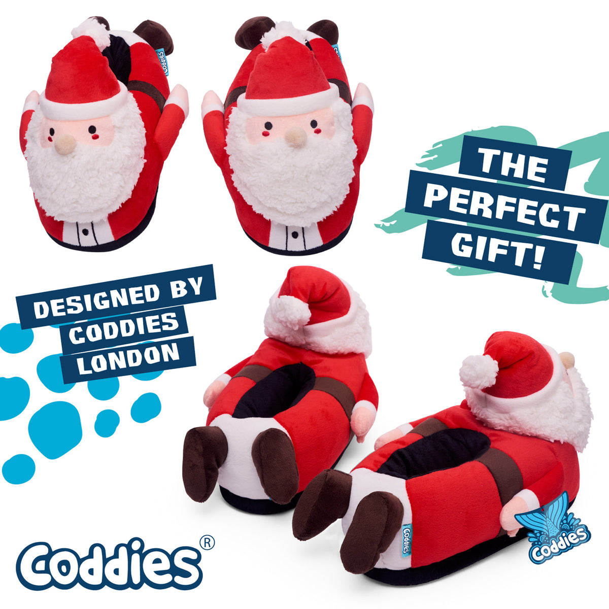 Coddies Santa Slippers